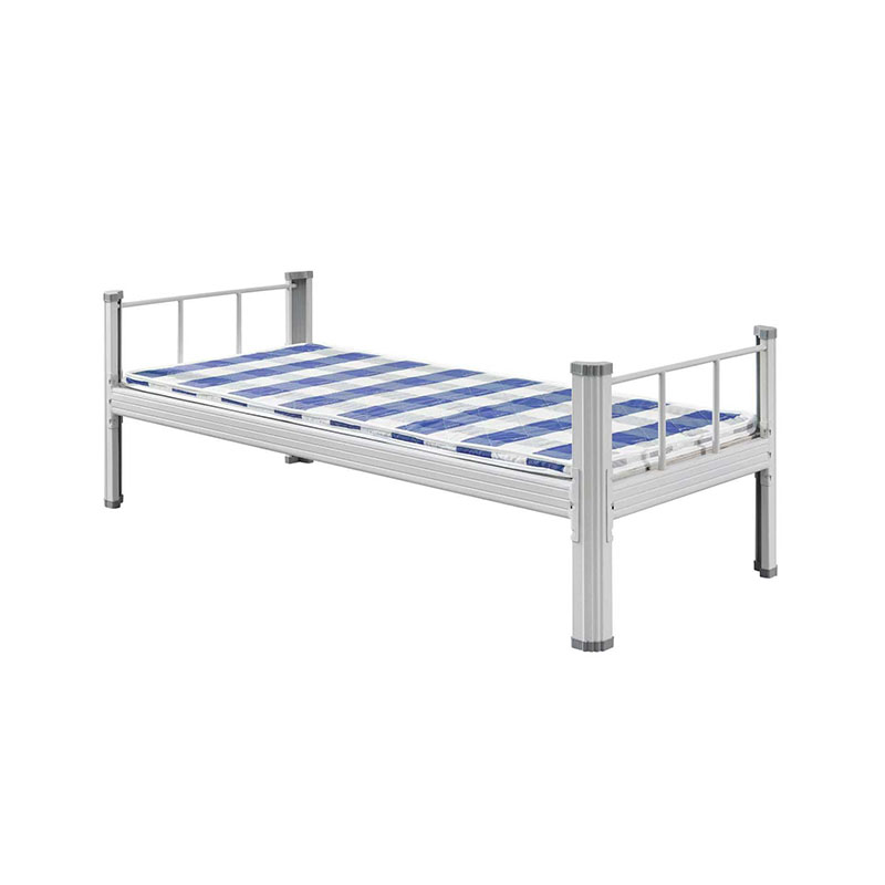 How does the flip structure design of a single bed help space utilization?